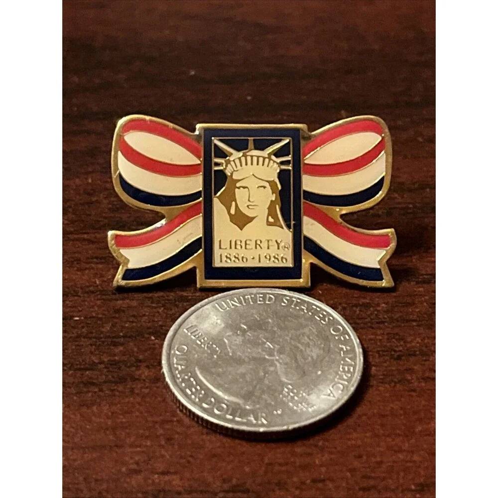 Statue Of Liberty Centennial Celebration‎ Anniversary Lapel Hat Pin